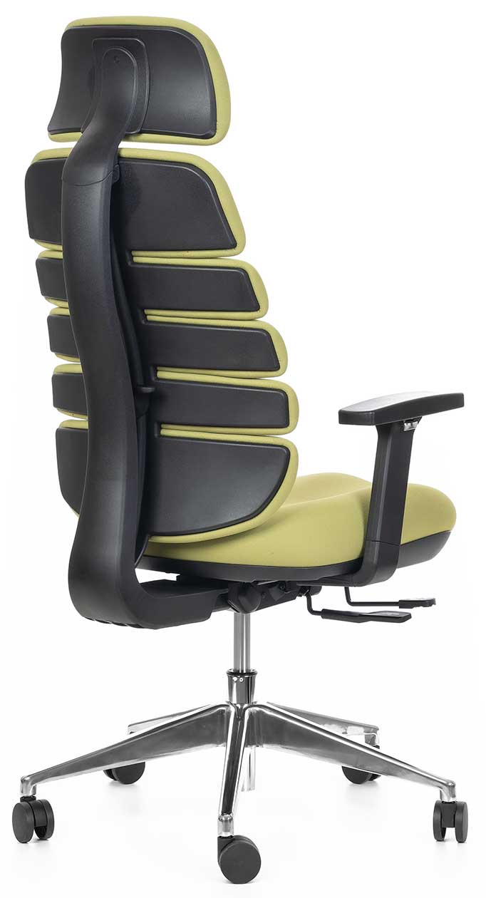 kancelárska stolička SPINE zelená s PDH