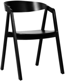 jedálenská stolička GURU /M černá buk masív gallery main image