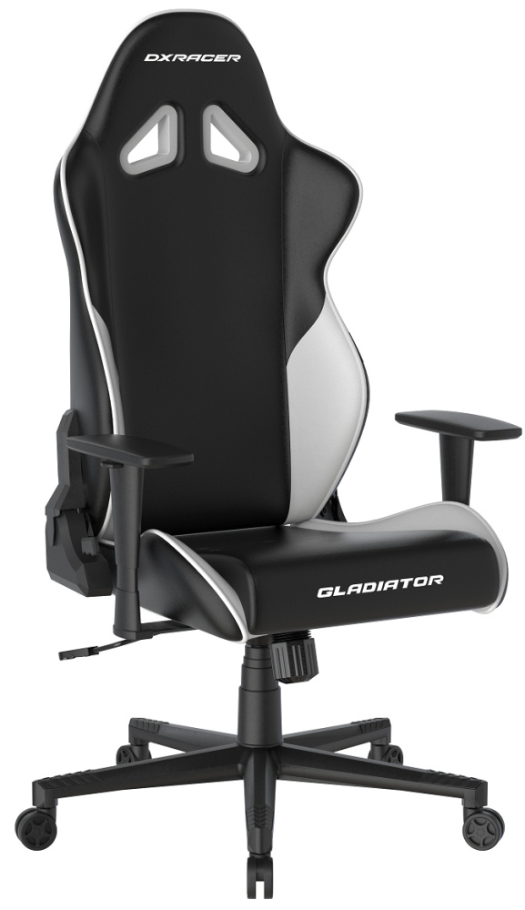 herná stolička DXRacer GLADIATOR čierno-bílá gallery main image